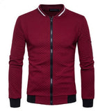 Milano stand neck men's zip-up sweater Stand neck collar full zip up sweater - DOLCEGAP
